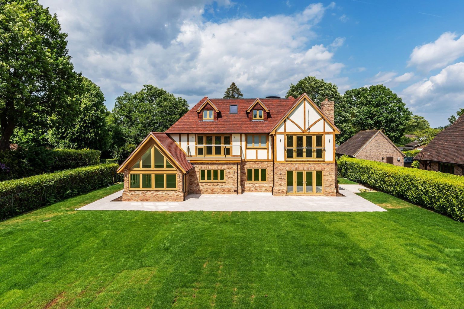 Contemporary Tudor-Style property built with Residence 9 windows | The ...